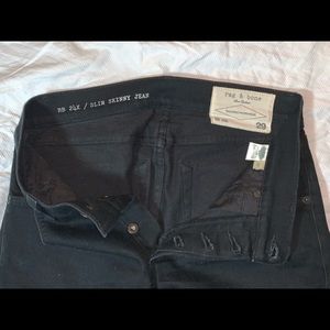 RAG & BONE MEN’S BLACK SKINNY JEAN SIZE 29